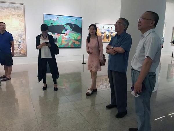 “文脈傳薪——2017中國寫意油畫學派名家研究展”在中國美術館開幕