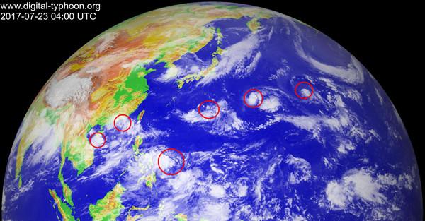 臺風(fēng)組團(tuán)攜暴雨接連來襲 江浙滬降溫仍然沒戲