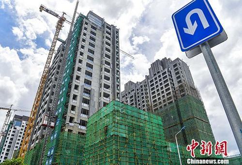 資料圖：正在建設的樓房。 <a target='_blank' href='http://www.chinanews.com/'>中新社</a>記者 駱云飛 攝