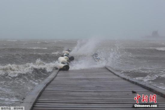 圖為颶風“艾爾瑪”橫掃波多黎各。