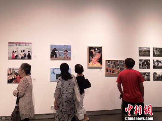 展覽現場。　童笑雨 攝