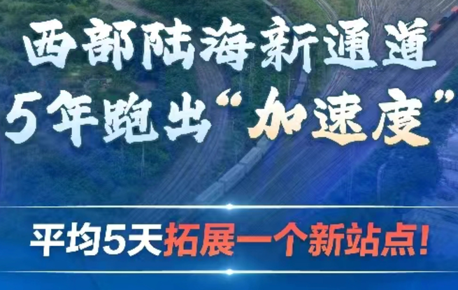 平均5天拓展一個新站點！西部陸海新通道5年跑出“加速度”